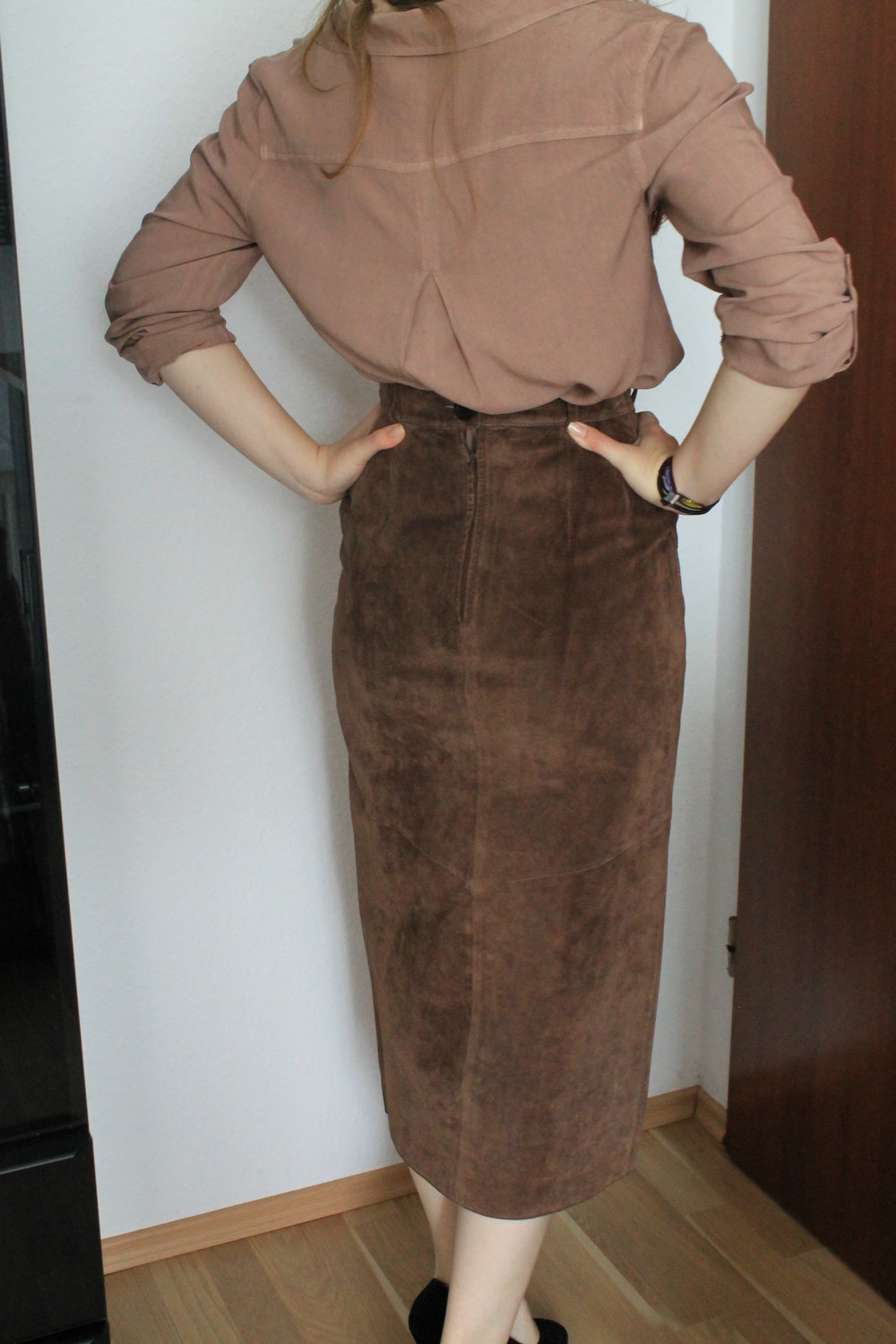 Eleganter Rock / Leder