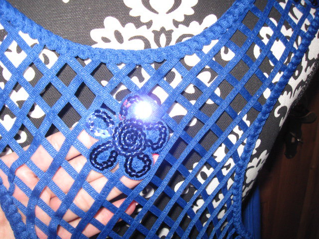 *** Fiffige Weste ~ Netzeinsatz ~ Irre Farbe ***