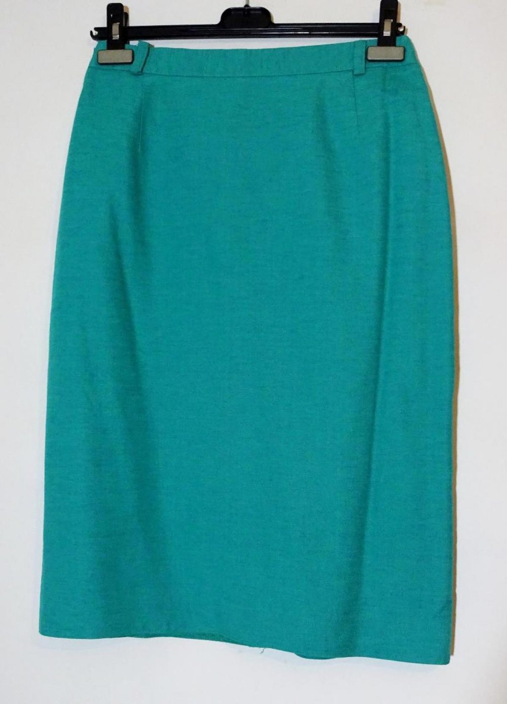 Bleistiftrock Türkis Basic Gr. 42 Gr. M