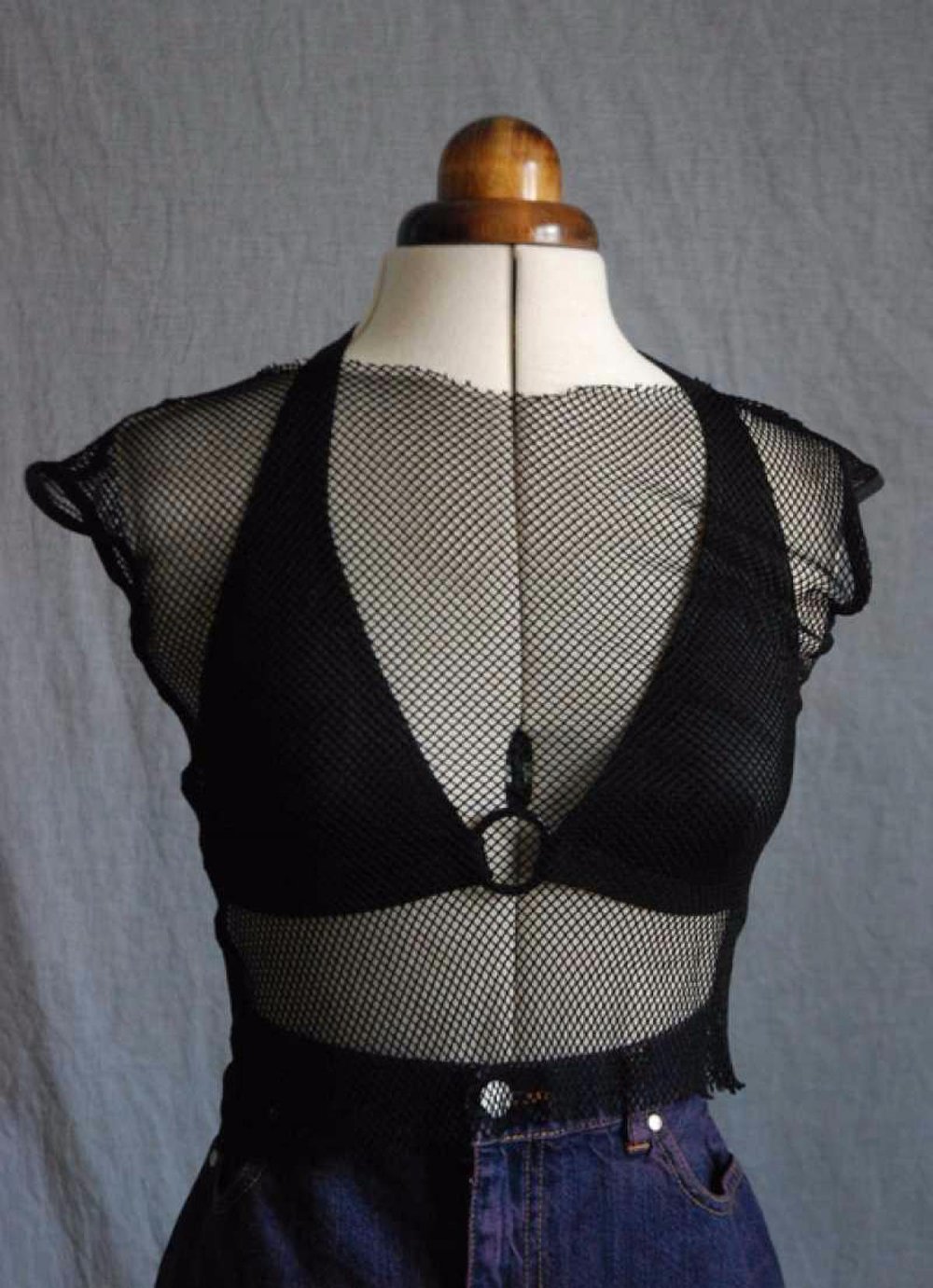 Crop Netzshirt Net