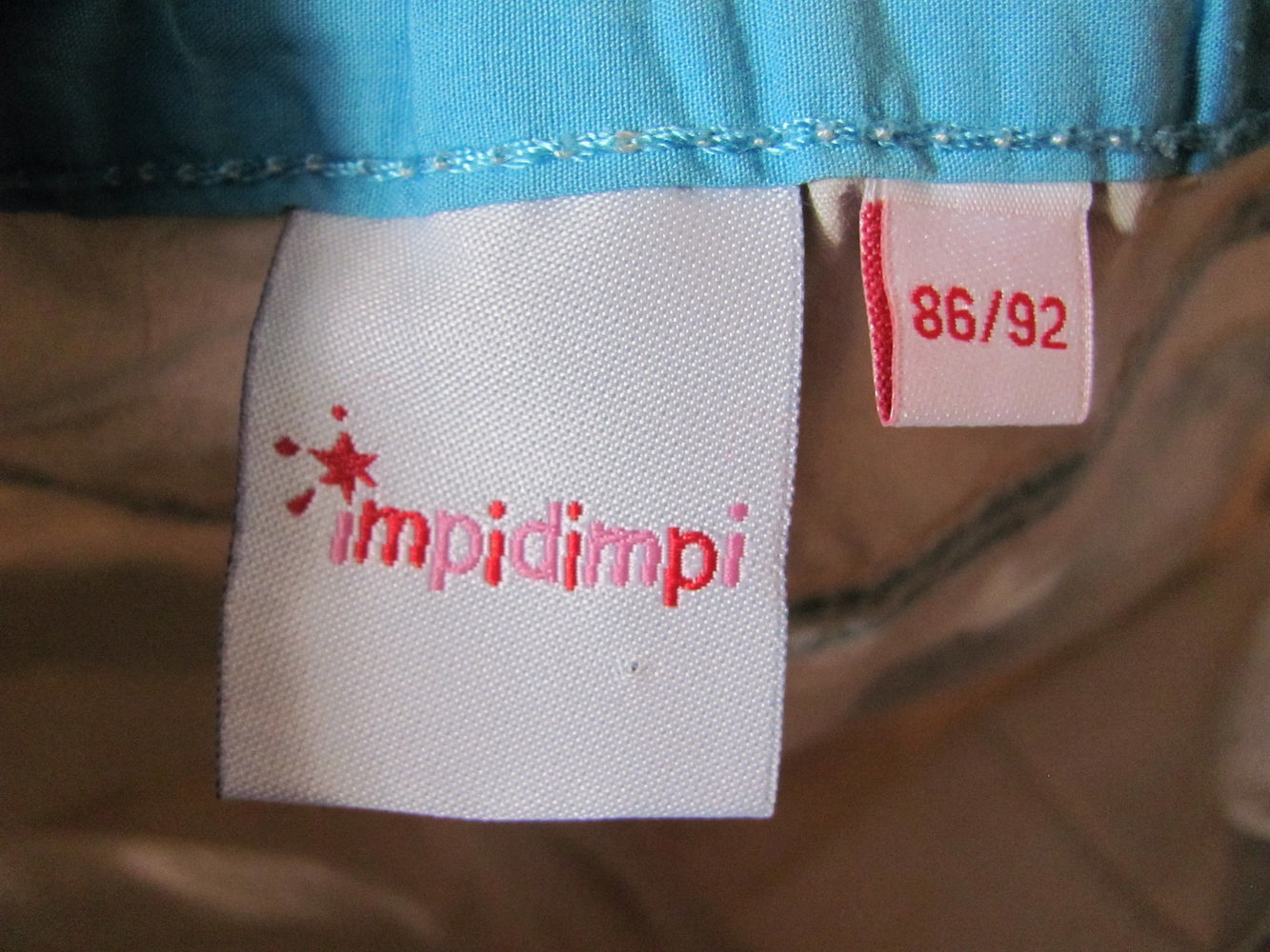 kurze Hose Shorts Größe 86/92 impidimpi