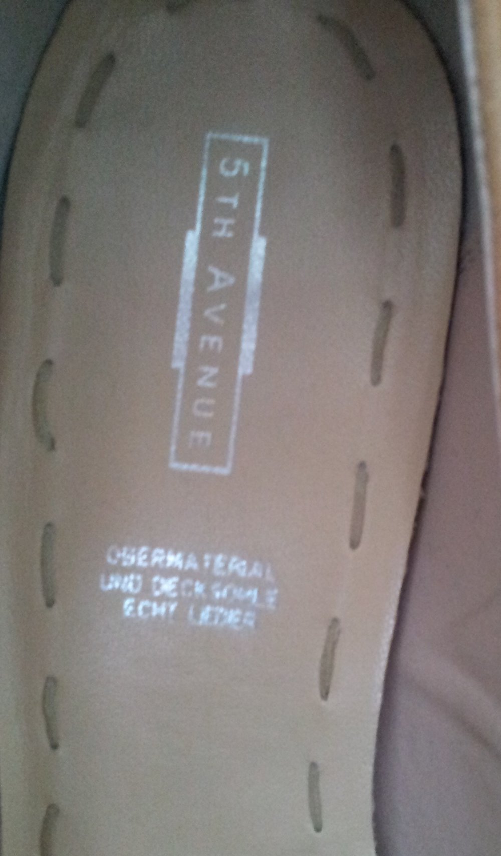 Elegante schöne Pumps Double-Tone, zweifarbig Größe 39 5th Avenue Plateau