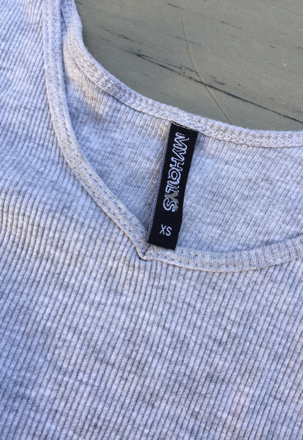 HAILYS Rippshirt TANKTOP grau Gr. XS