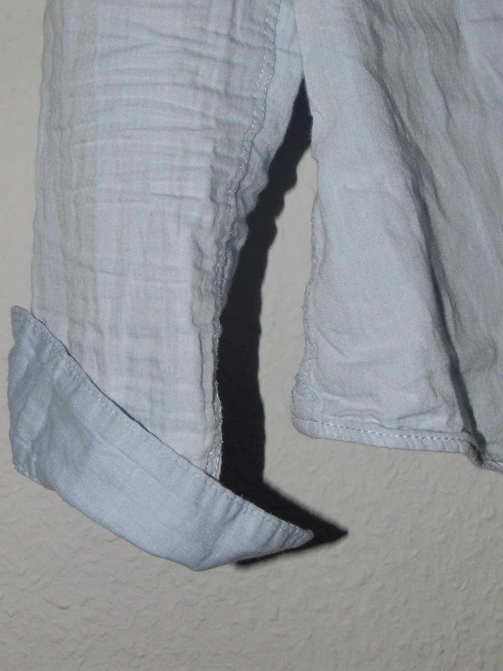 Bluse H&M Hemd Ellbogen Patches Trend Hipster Shirt Retro Blouse Cord Business blue 