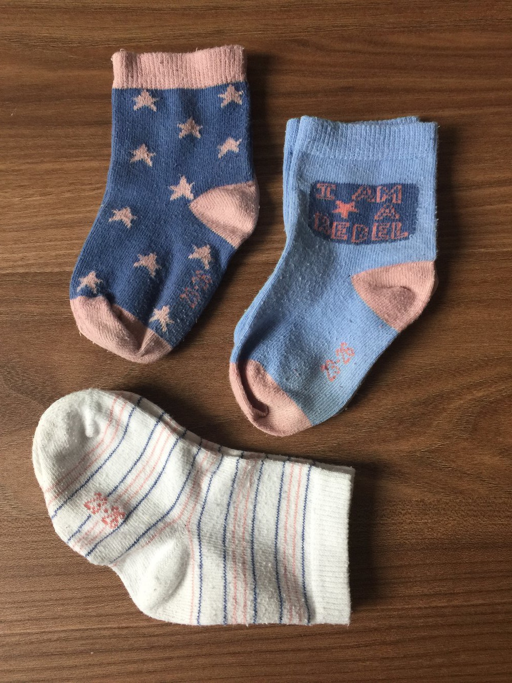 3 Paar Mädchensocken Gr. 23 - 26