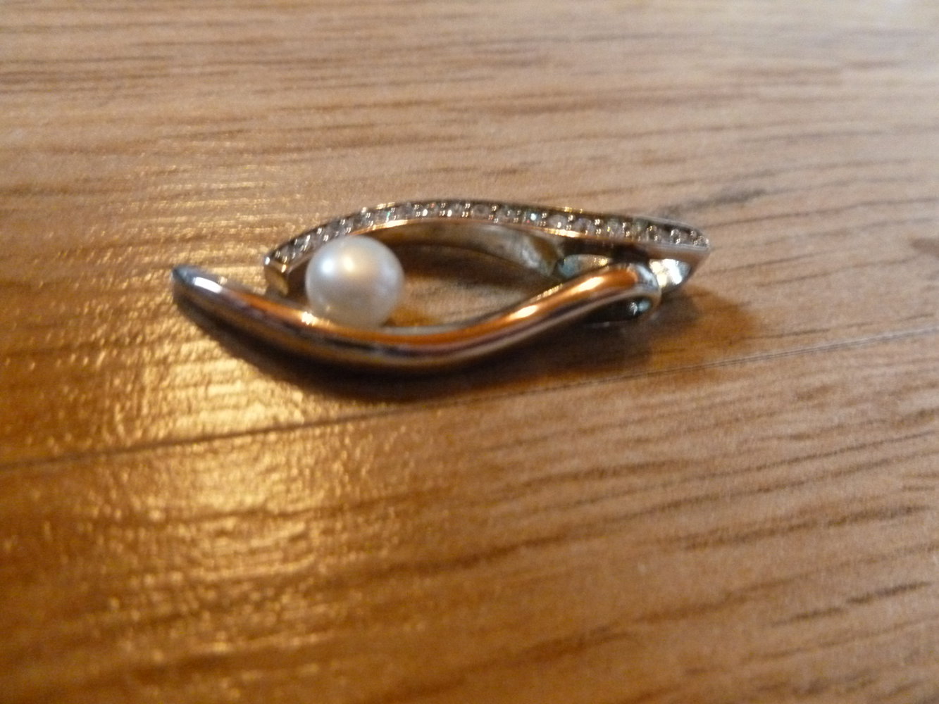 Kettenanhänger Anhänger Silber 925 Perle Steinchen Neu