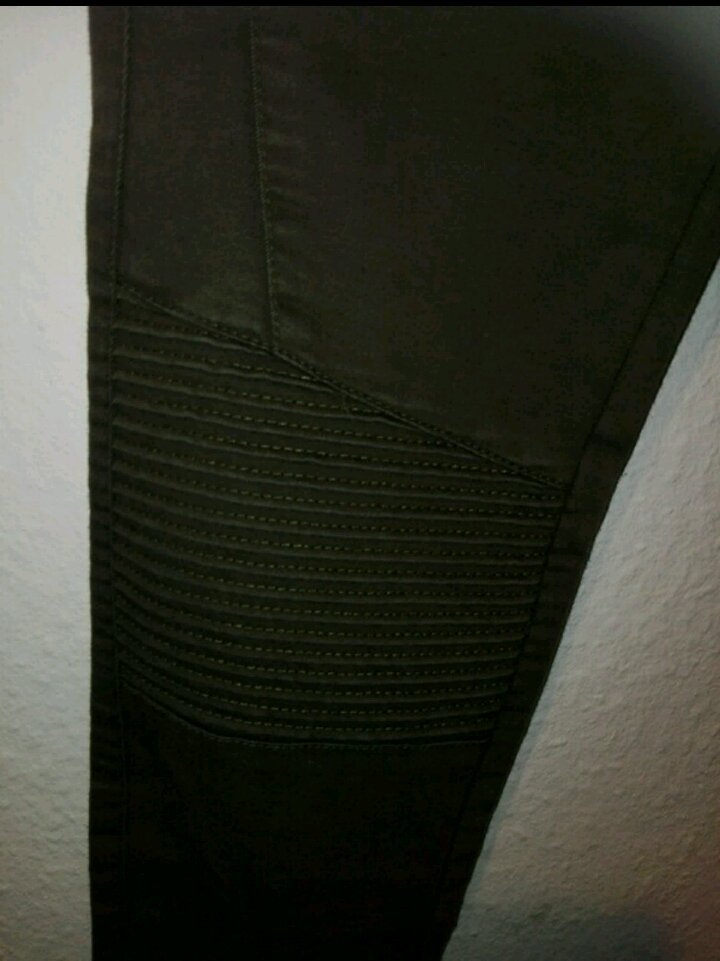 Damen Zara Jeans Hose Größe 34 Khaki