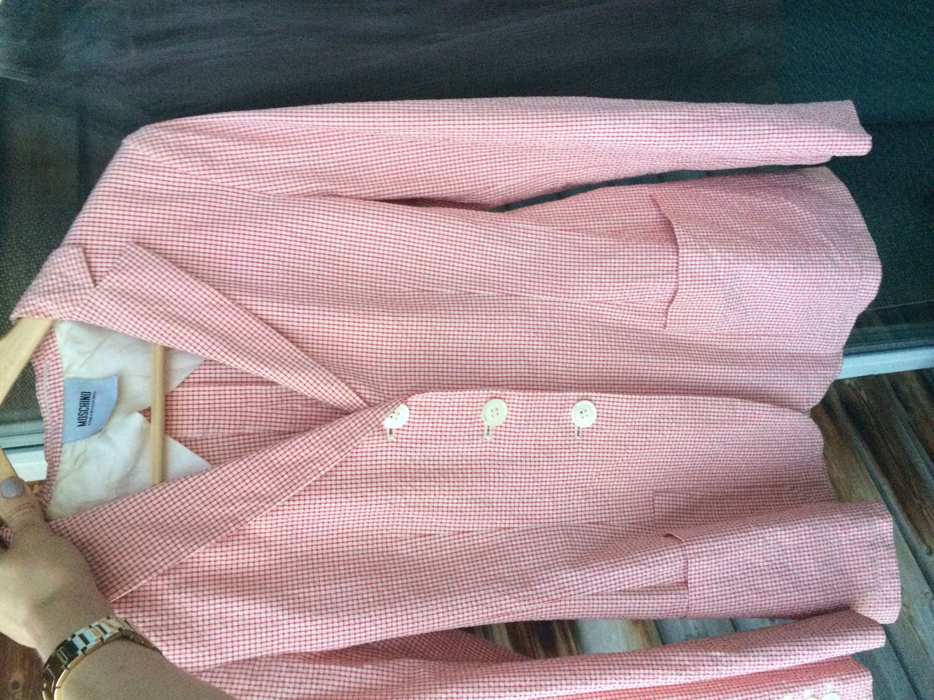 Blazer Moschino Cheap&Chic Original M 38 3 mal getragen weiß rot rosa 