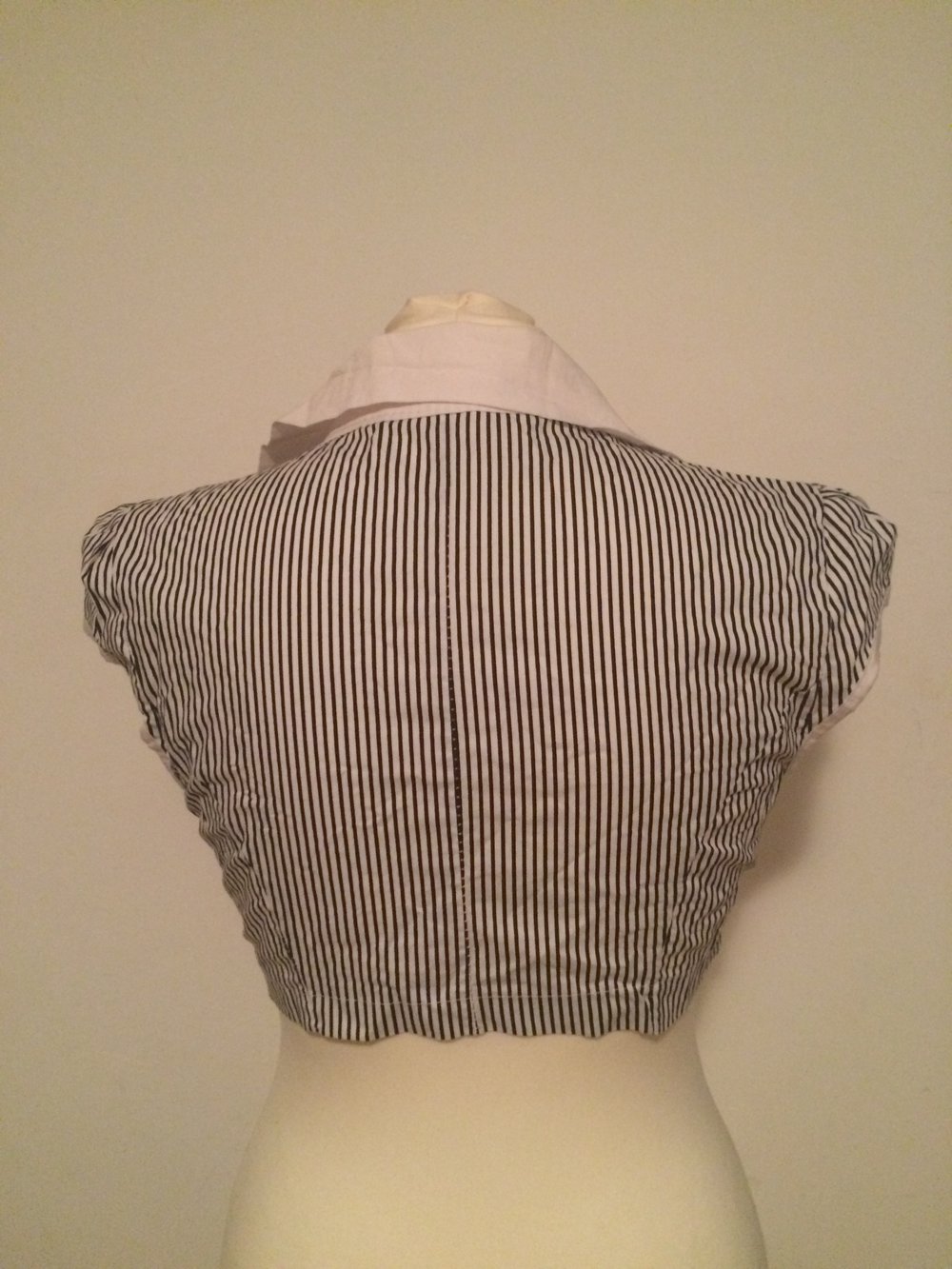 Bluse Bolero Diner gestreift