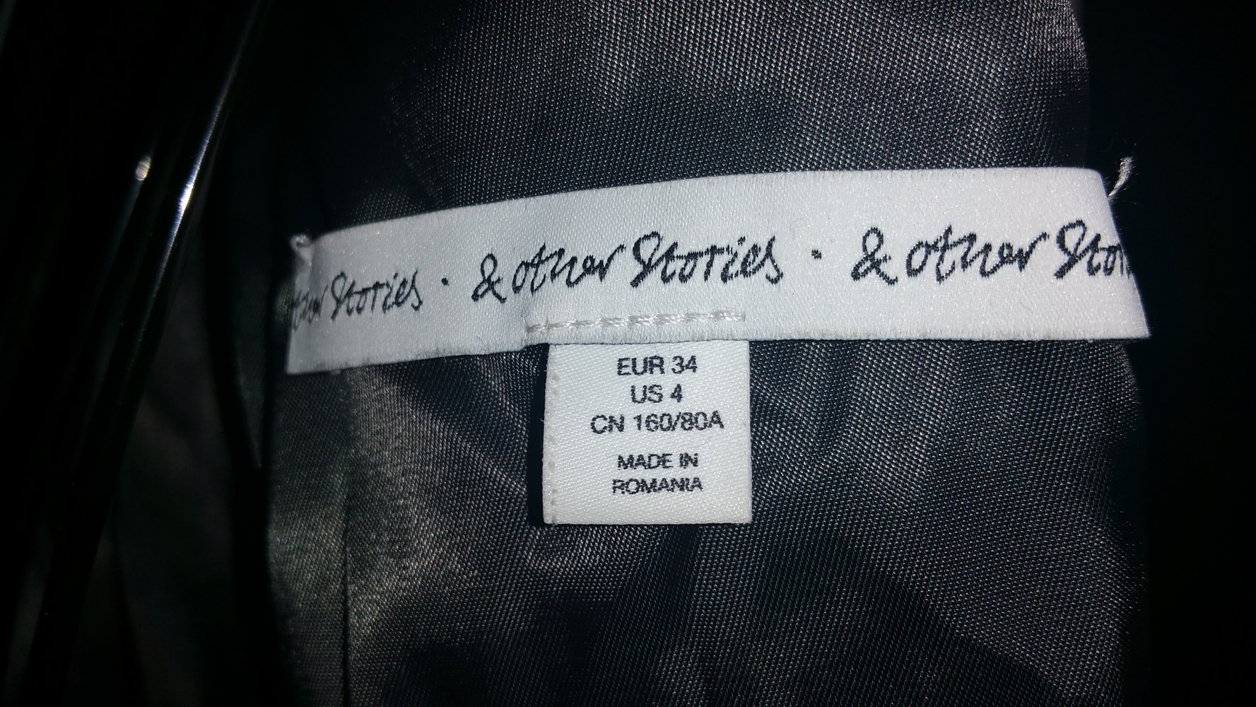 & other stories langer Mantel, lila