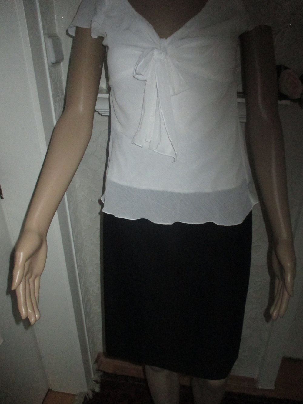 NEU Buisness Sekretärinnen Schurwolle Etui Shift High-Waist ROCK 