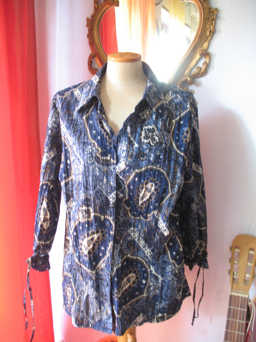 bluse in Crush optik