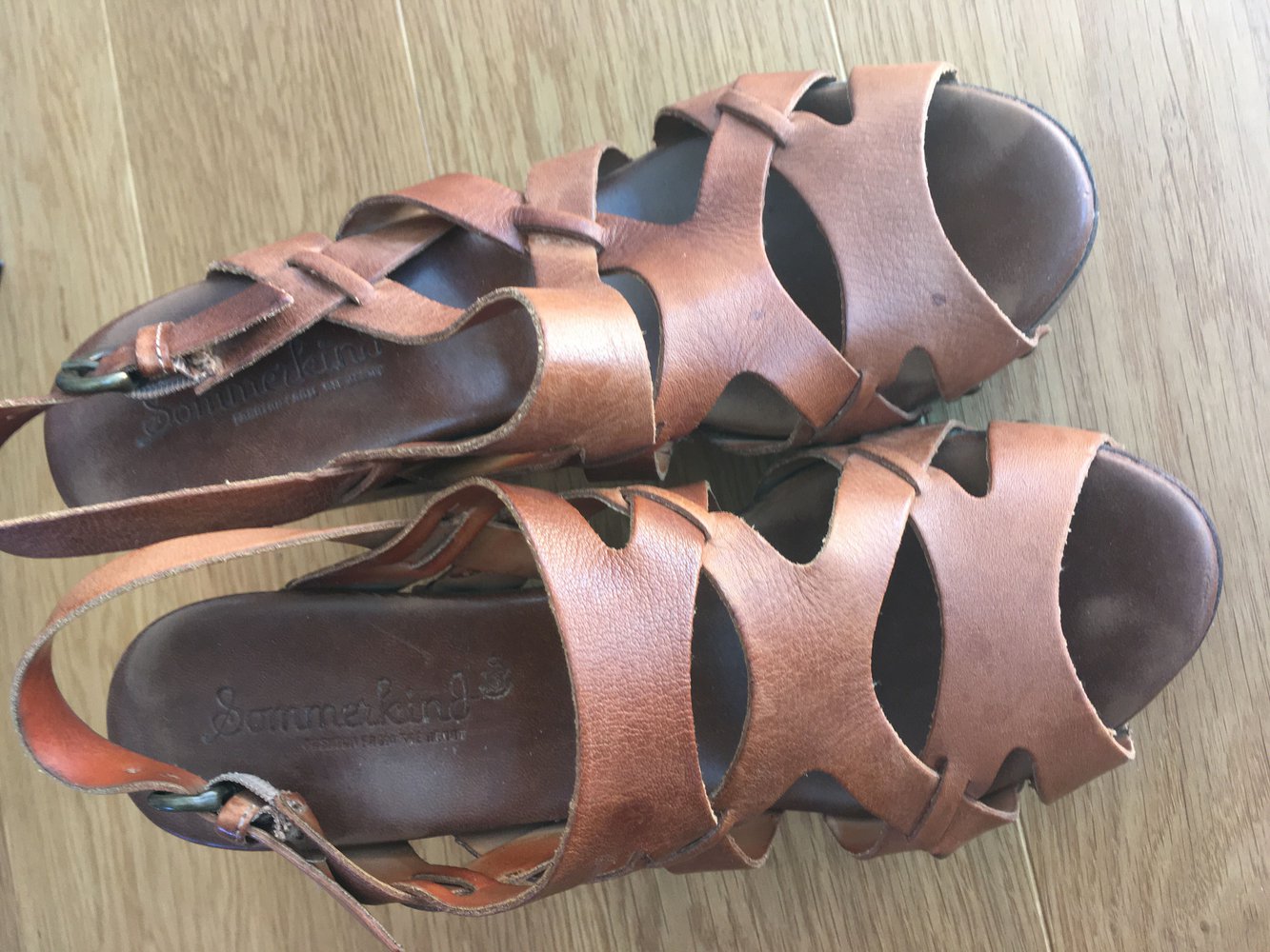 Sommerkind Sandalen , echtes Leder 