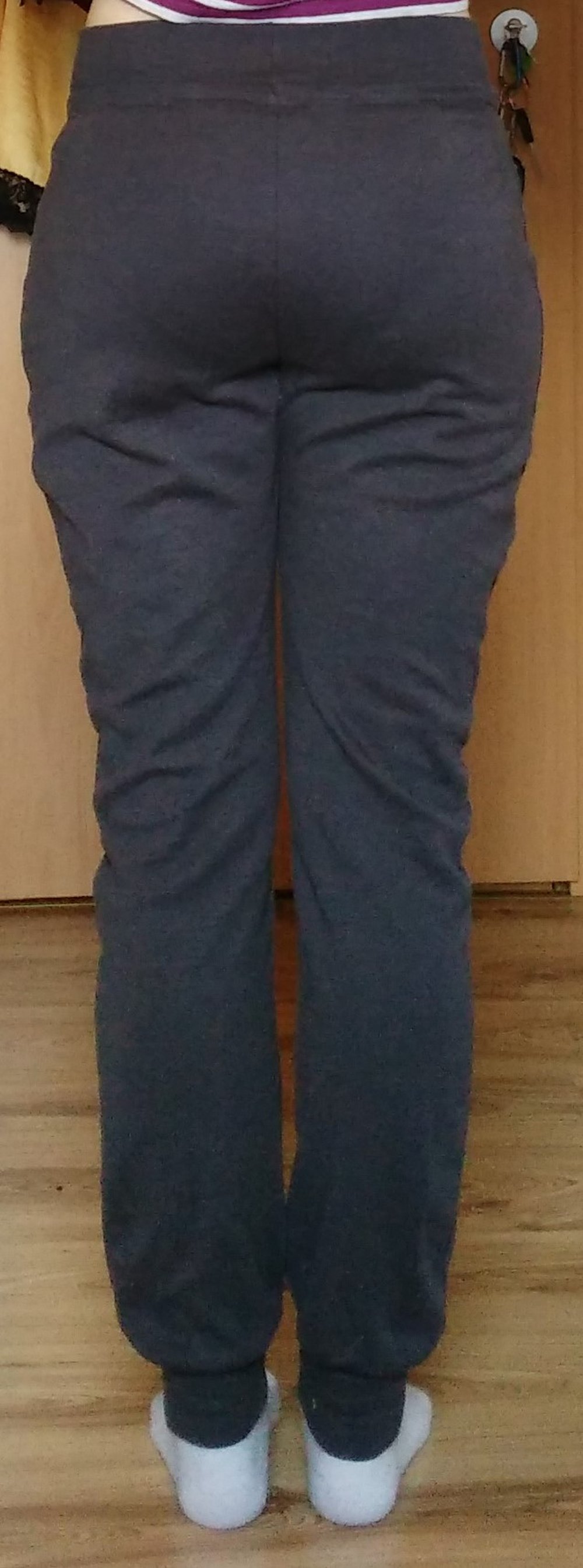 dunkelblau graue Leggings