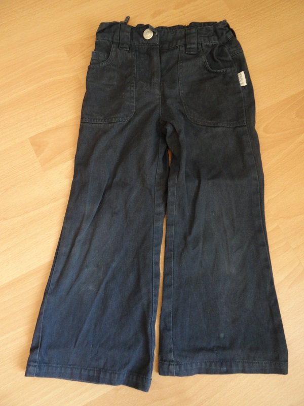 Dunkelblaue Hose von Kanz Gr. 98 - schick