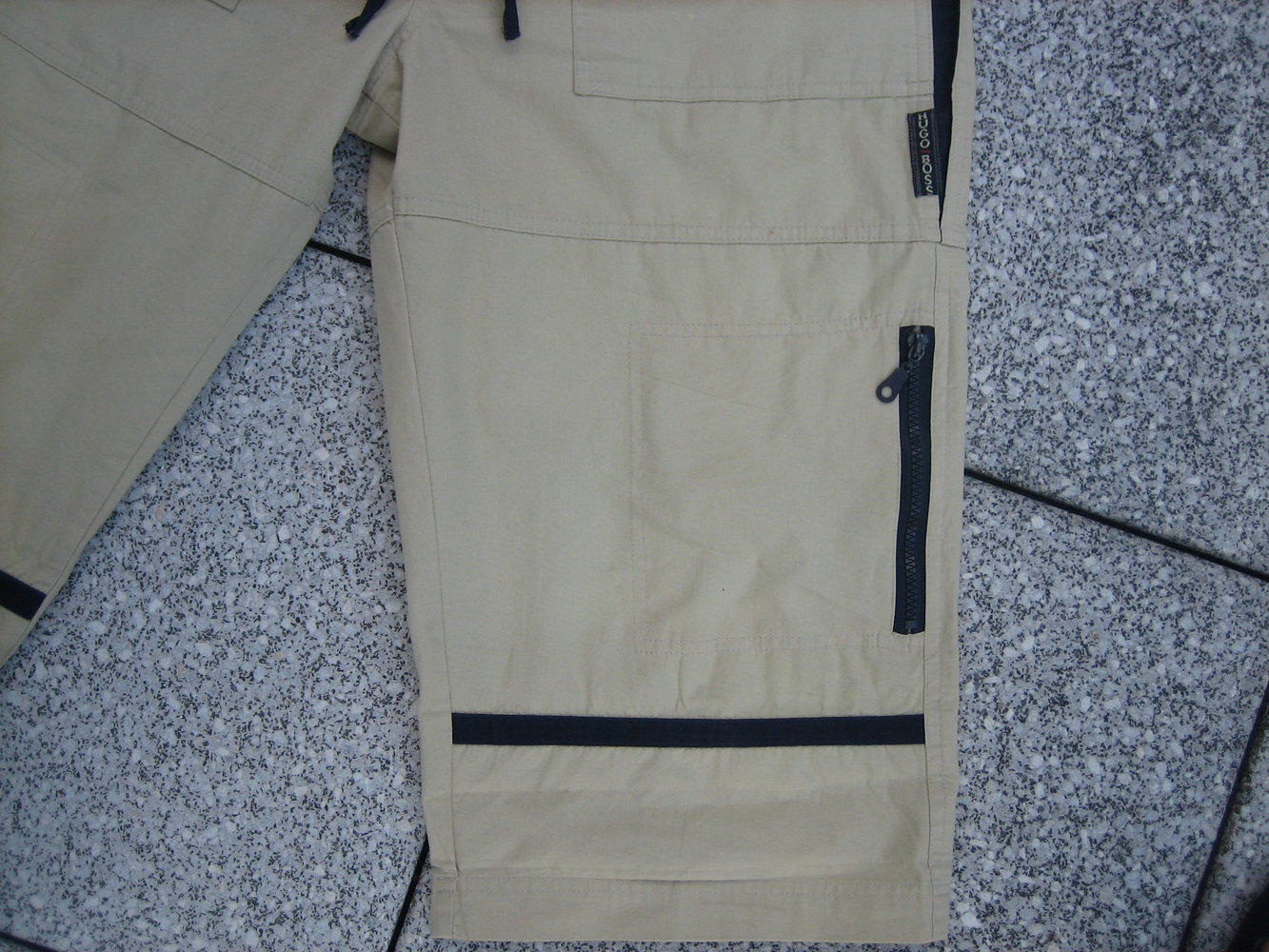 Lässige Herren- Long-Bermudas Gr. 48/50, starkes Kombi-Teil für Freizeit + Urlaub!