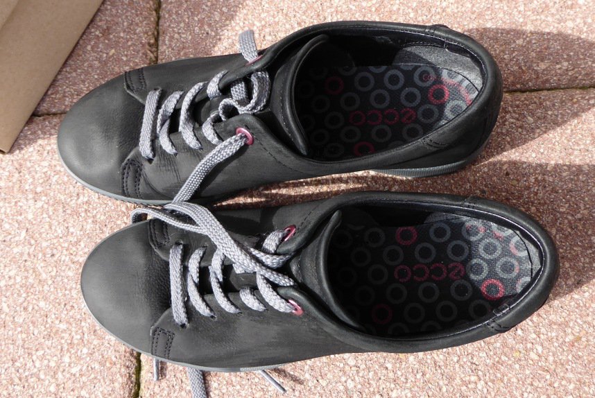 Ecco Sneaker, Gr. 37, schwarz