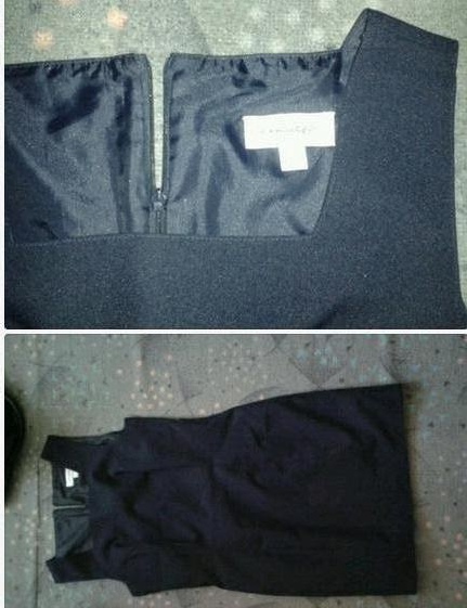 Blaues süßes Etuikleid Minikleid kurz 