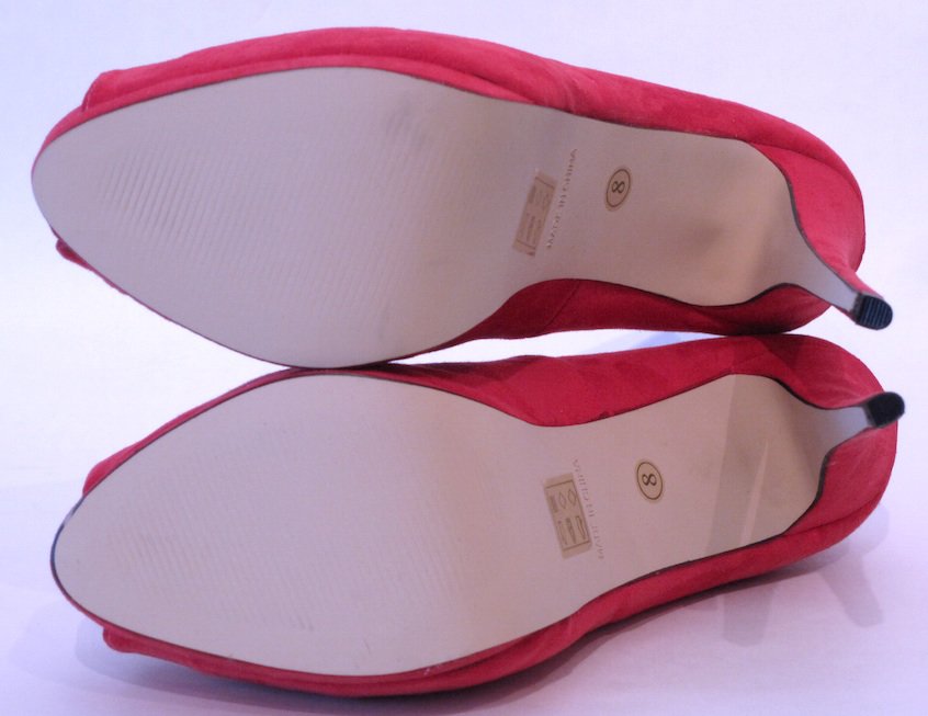 Sexy Plateau Peeptoe Pumps Highheels Gr. 41 (UK 8) pink neu