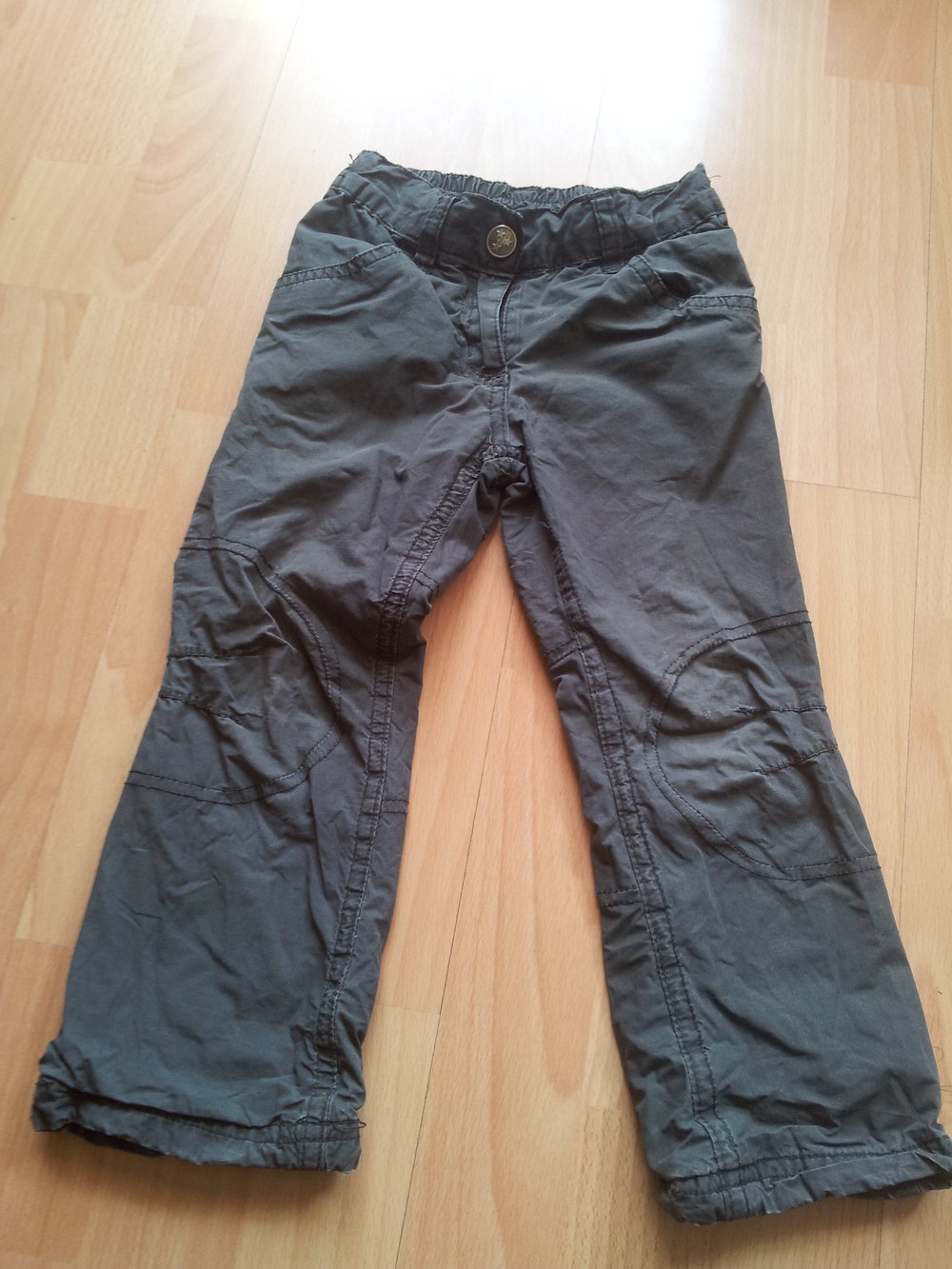 Hose  grau Gr. 92 leicht gefüttert warm