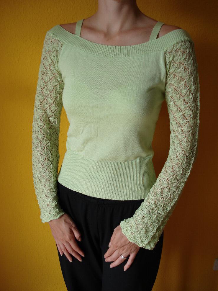 raffiniertes Langarmshirt