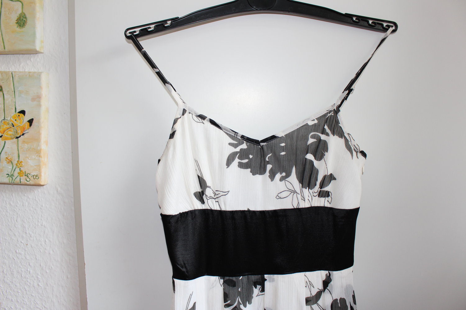 177. Sommerkleid schwarz-weiß, Gr. 36