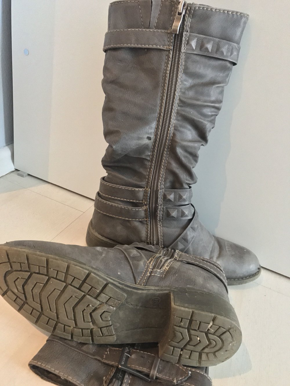 verkaufe Stiefel mit Fell von Marco Tozzi