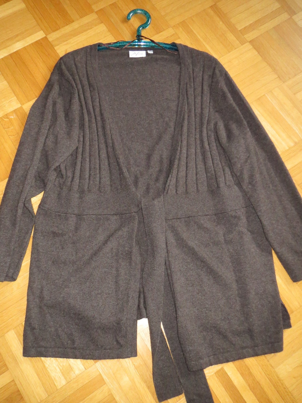 Cardigan, Strickjacke, Gr.44/46, braun