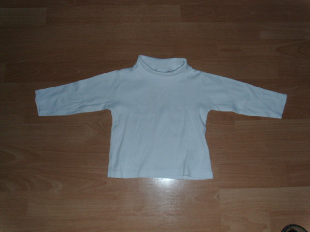 Langarmrolli von Topolino, weiß, Gr. 92