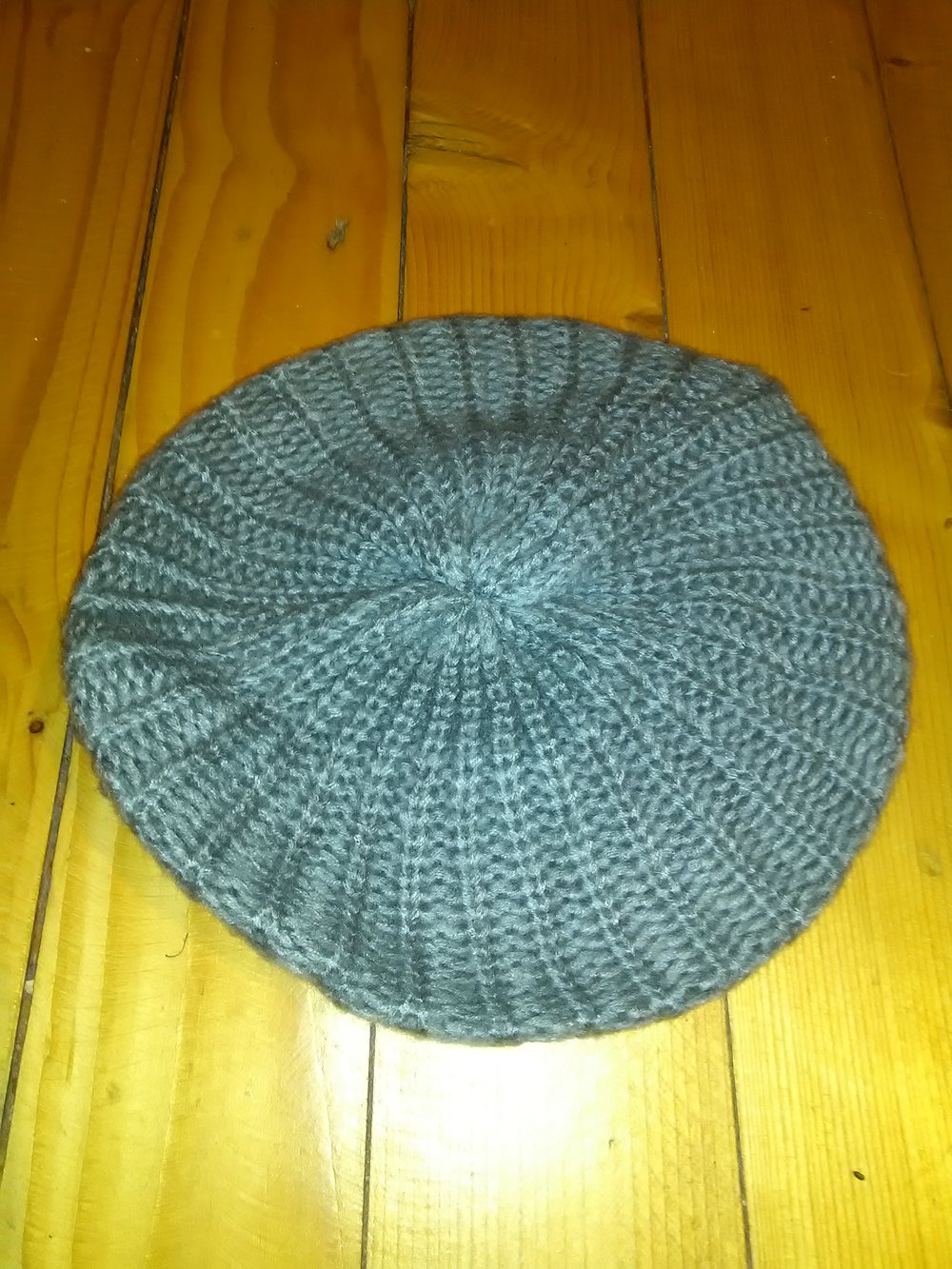 Wintermütze Beanie mit Schlal hellgrau Vintage Business