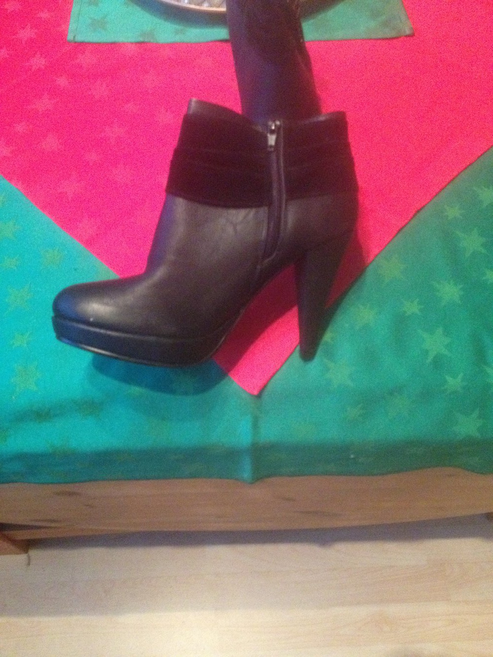 Stiefeletten schwarz, Gr. 39, NEU!