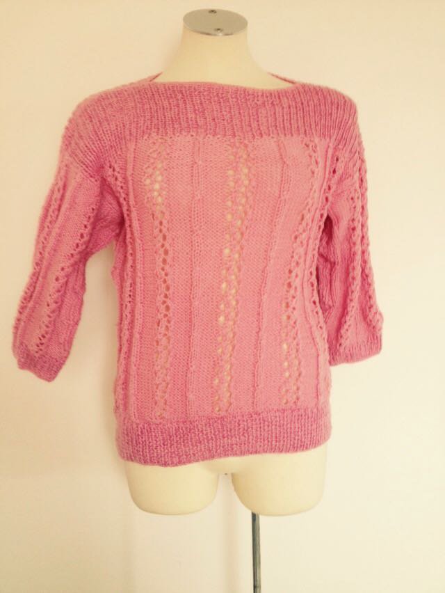 Handgemachte Strickpullover Pulli 