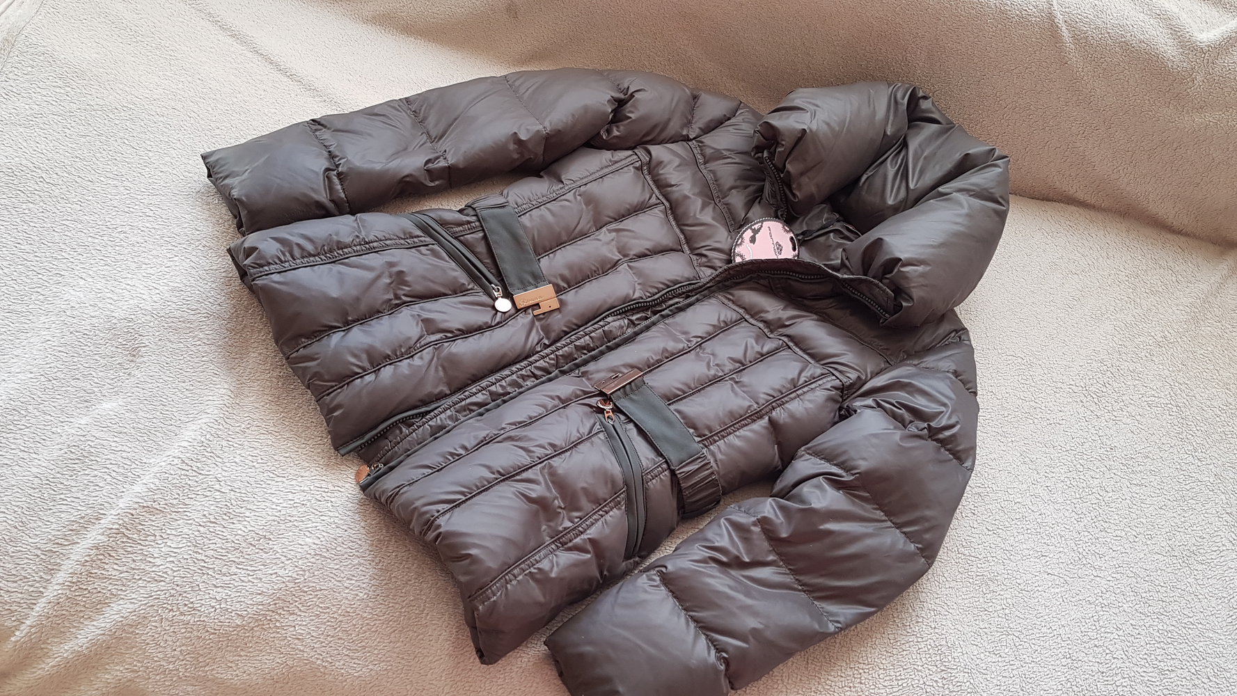 Daunenjacke Fornarina navy, neu, mit Etikett, Versand kostenfrei