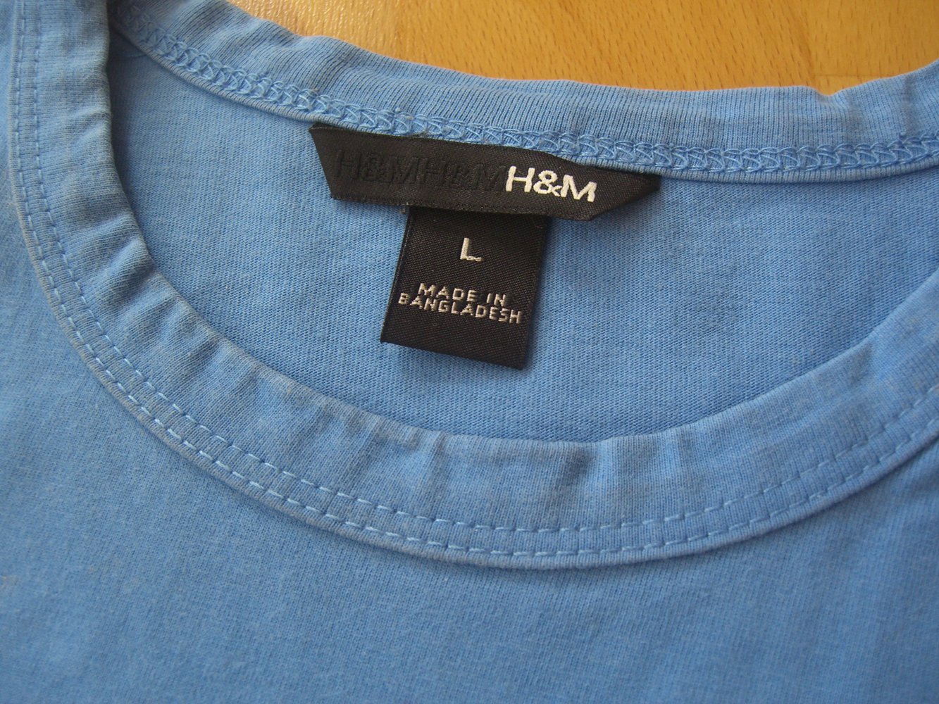 Blaues Basicshirt von H&M