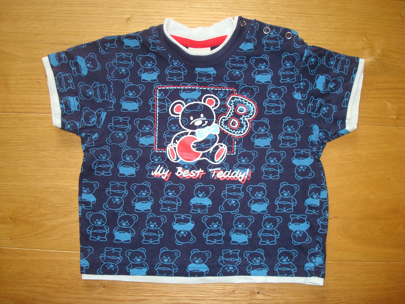 T-Shirt mit Bärenmotiv Gr. 80