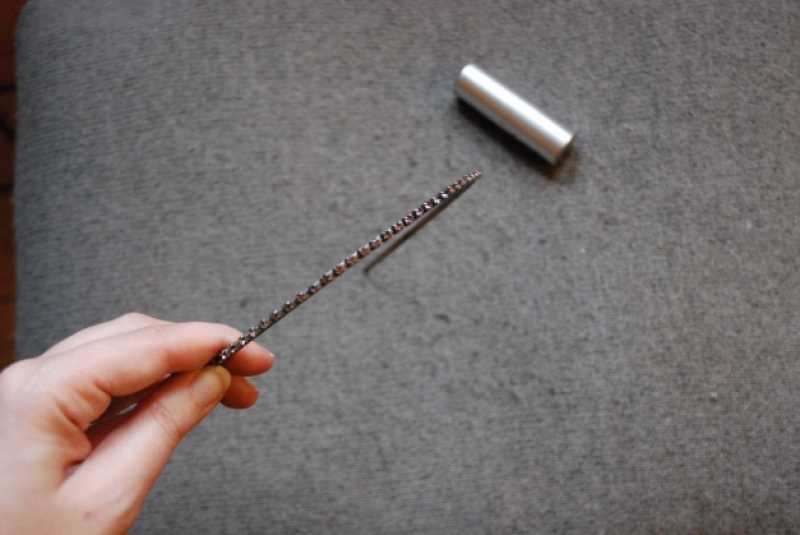 Haarreifen mit rosa Strassteinen