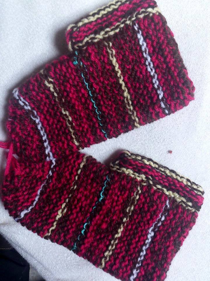 Handgestrickte Babyschuhe Neu