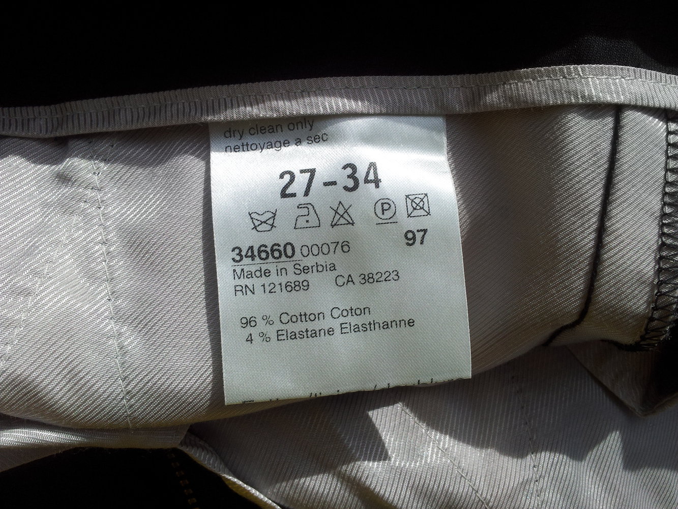 Anzughose Stoffhose Drykorn schwarz Gr. 27 bzw 34 NEU