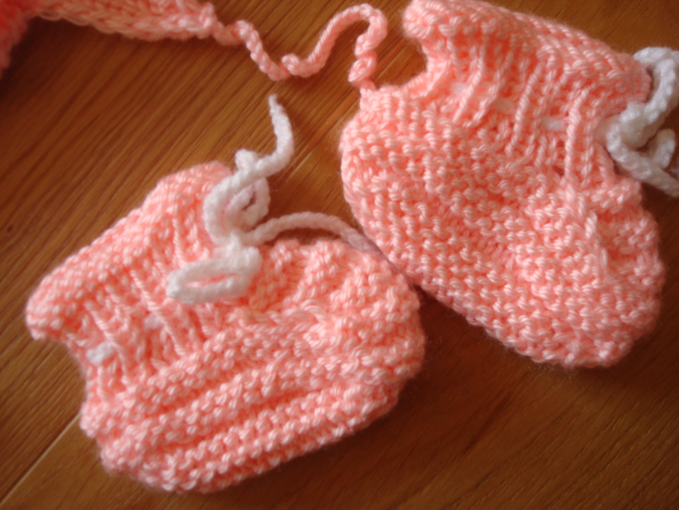 Strickset für Neugeborene, Babygirl, handmade Gr. 62