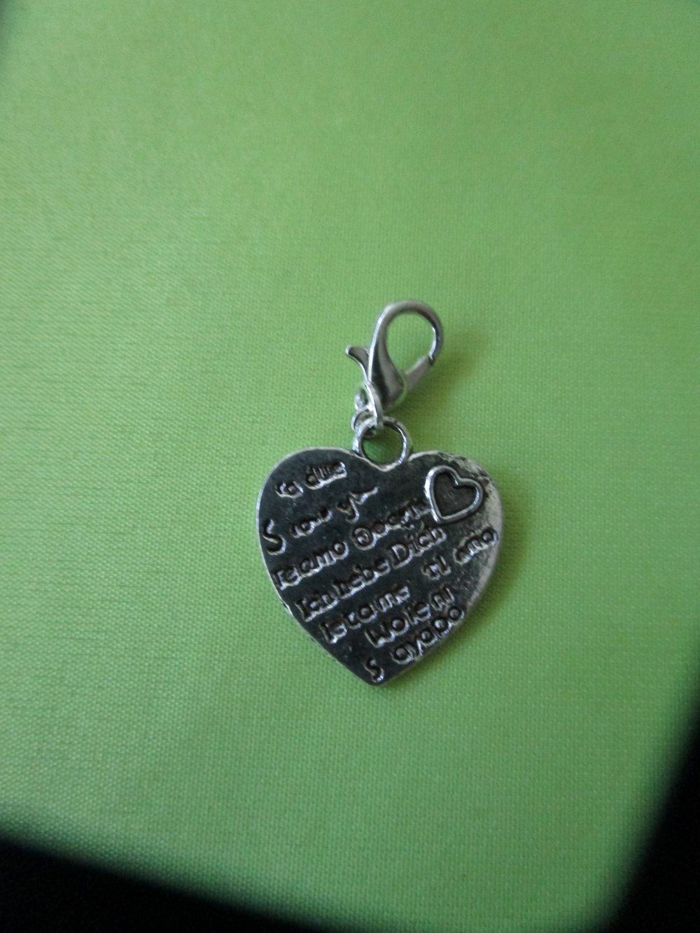 Schöner Charm Anhänger Herz 