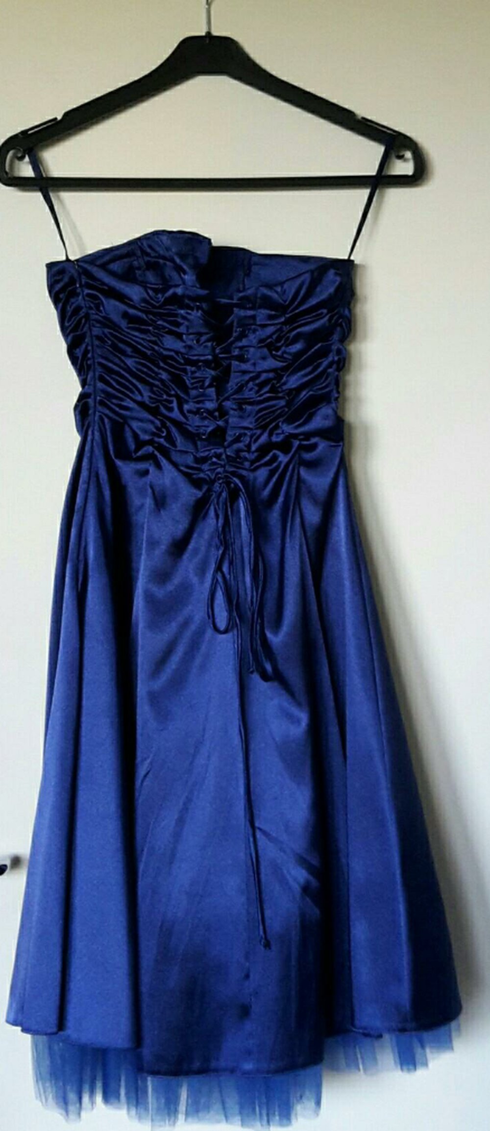 blaues Cocktailkleid