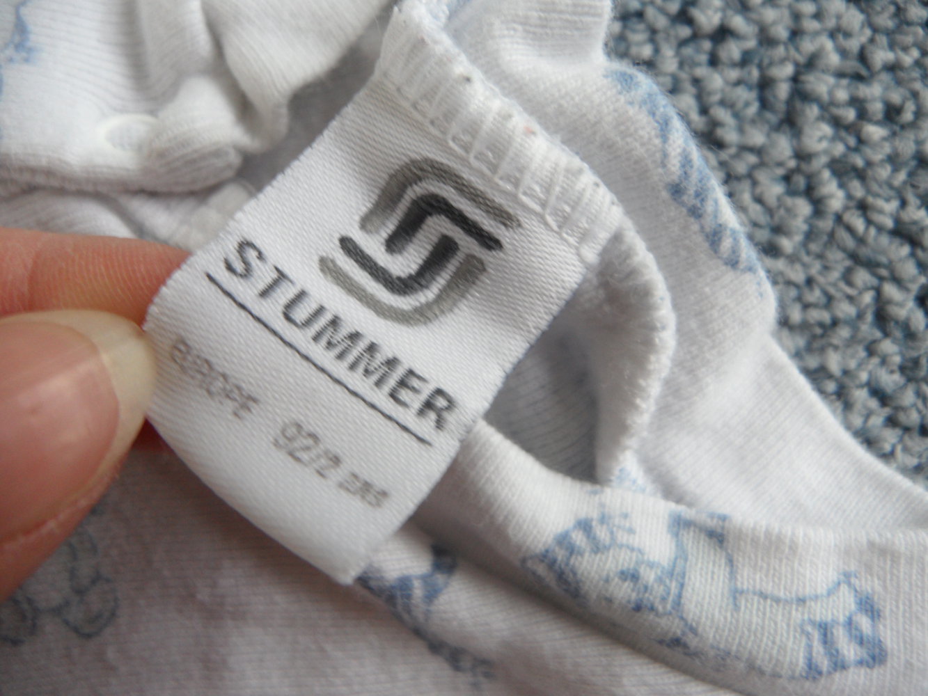 Stummer Schlafanzug Pyjama Einteiler mit Füßen