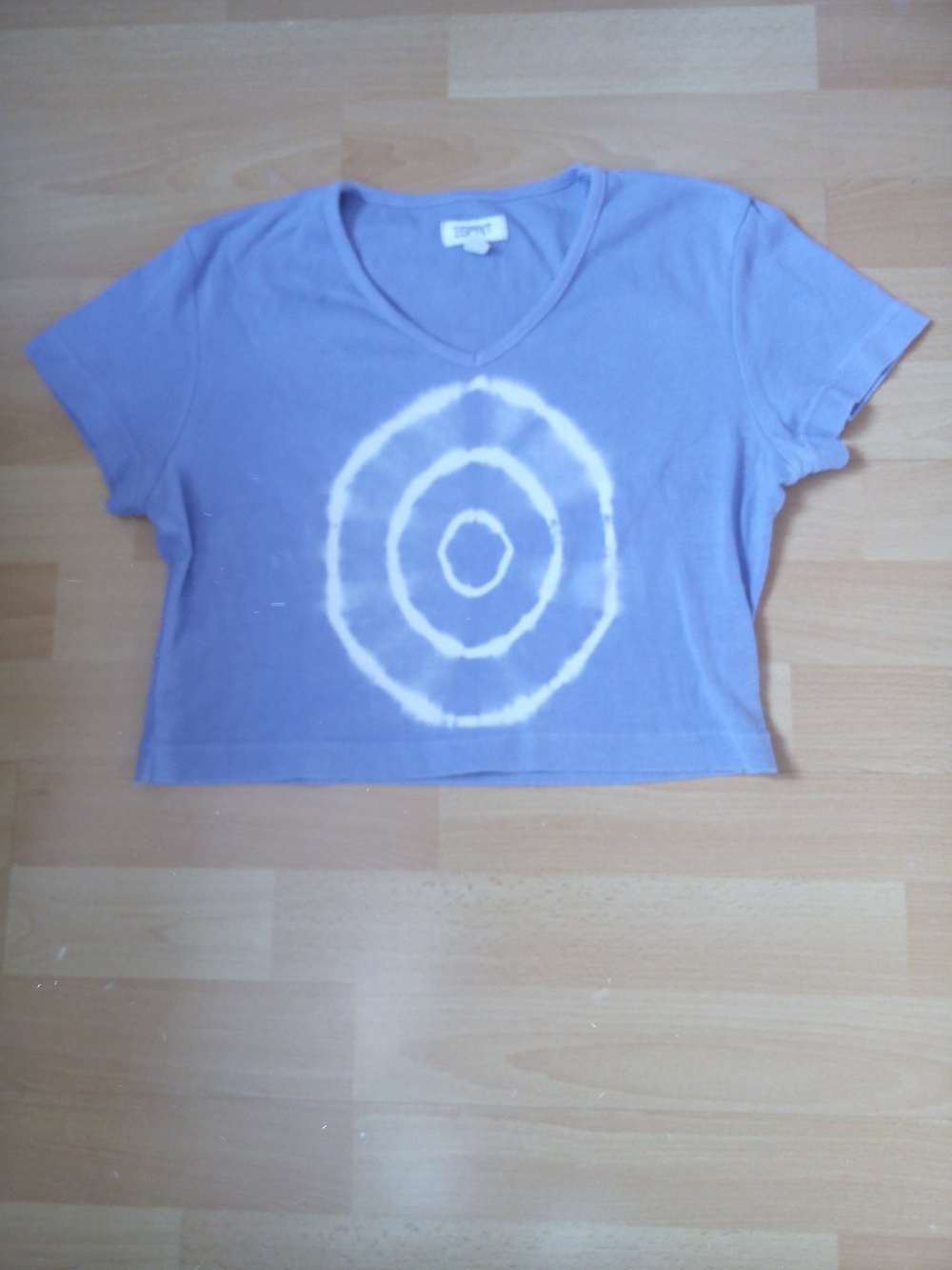 lila Batikkurzshirt von Esprit