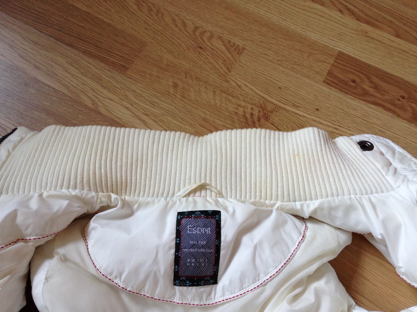 EDC Esprit Daunenweste weiß