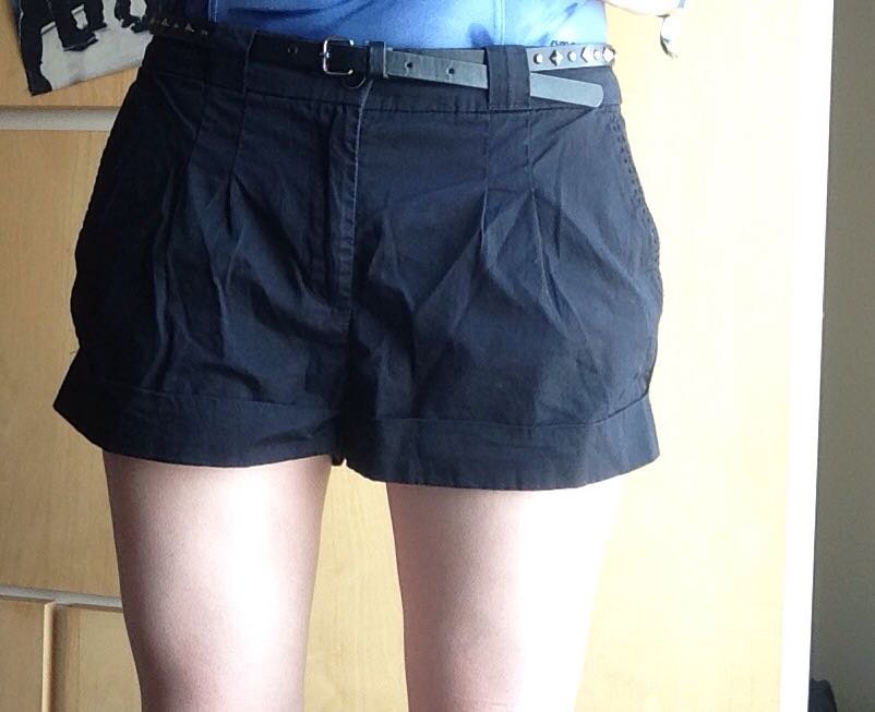 Schwarze Shorts von H&M 