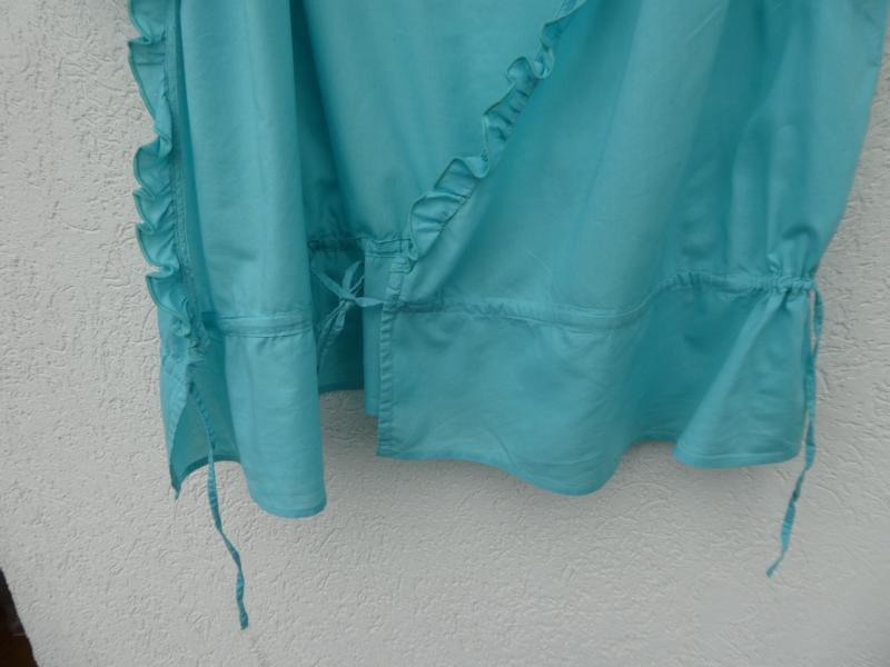 H&M – Wickelbluse, helltürkis – Gebraucht, fast wie neu