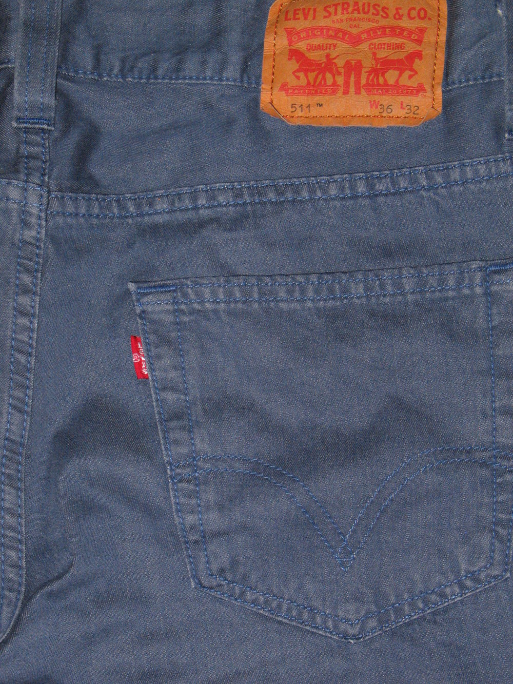 LEVIS 511 - W36 - L32 - Grau - Wie neu!