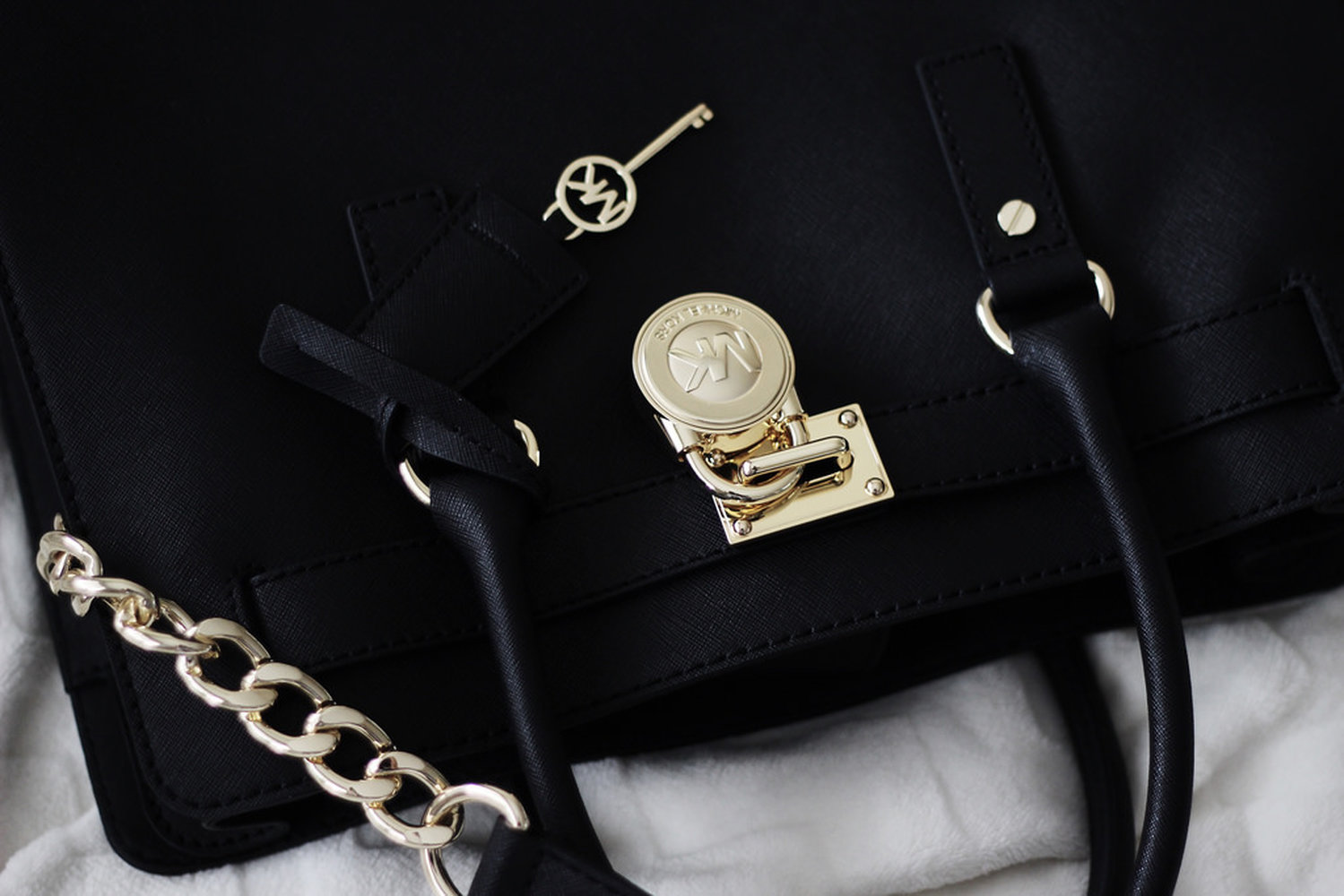 Michael Kors Hamilton schwarz groß