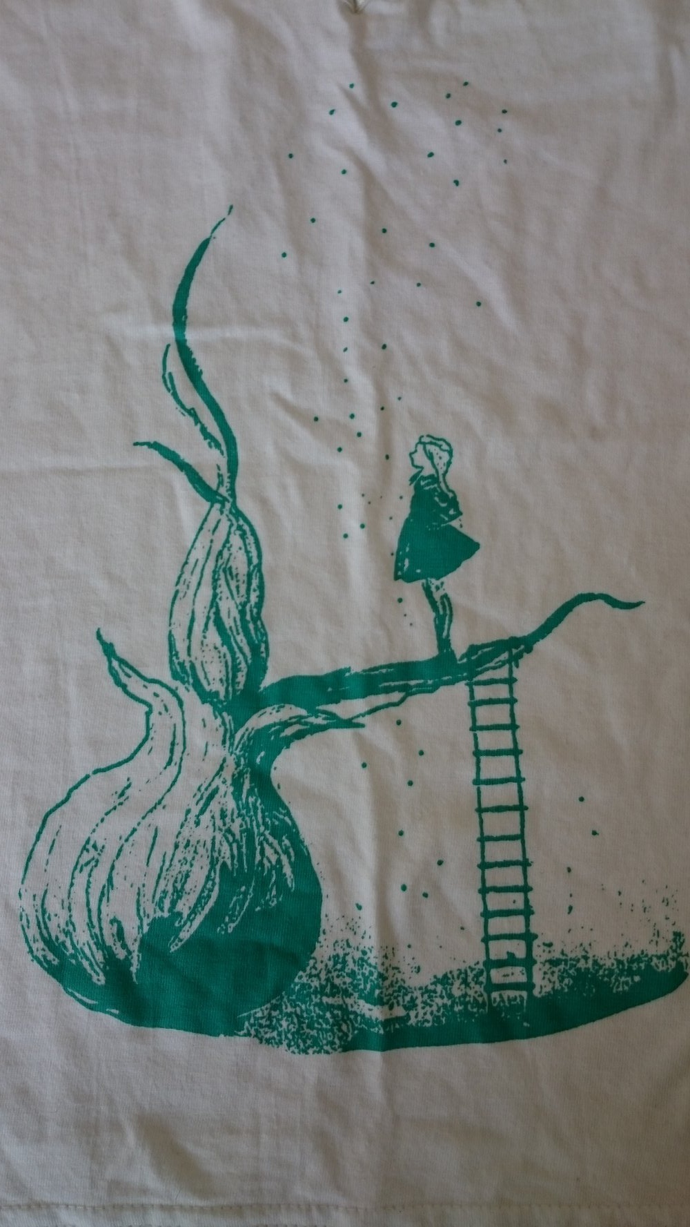 Spaghettiträger Top mit verträumtem Motiv Designershirt