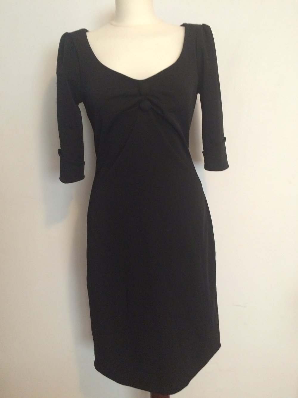 Collectif Kleid schwarz Dolores